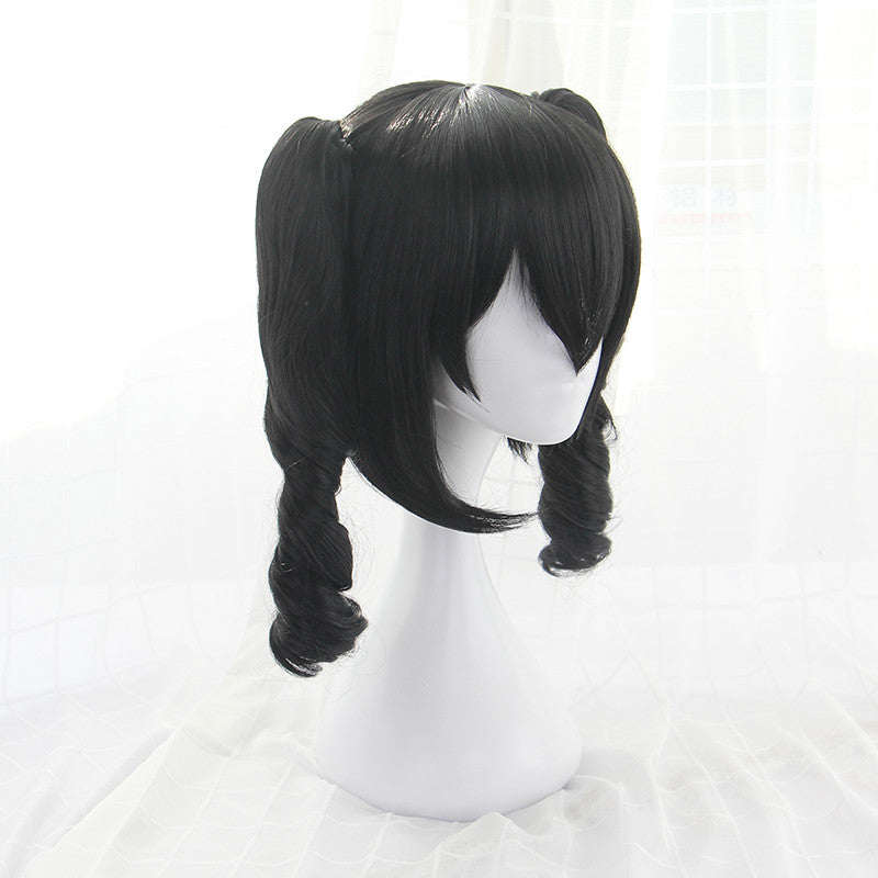Nico Yazawa cos black double ponytail wig DB5332