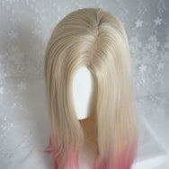 Light gold gradient powder long wig DB4094