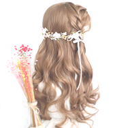 Harajuku Lolita Honey Long Curly Wig DB5023