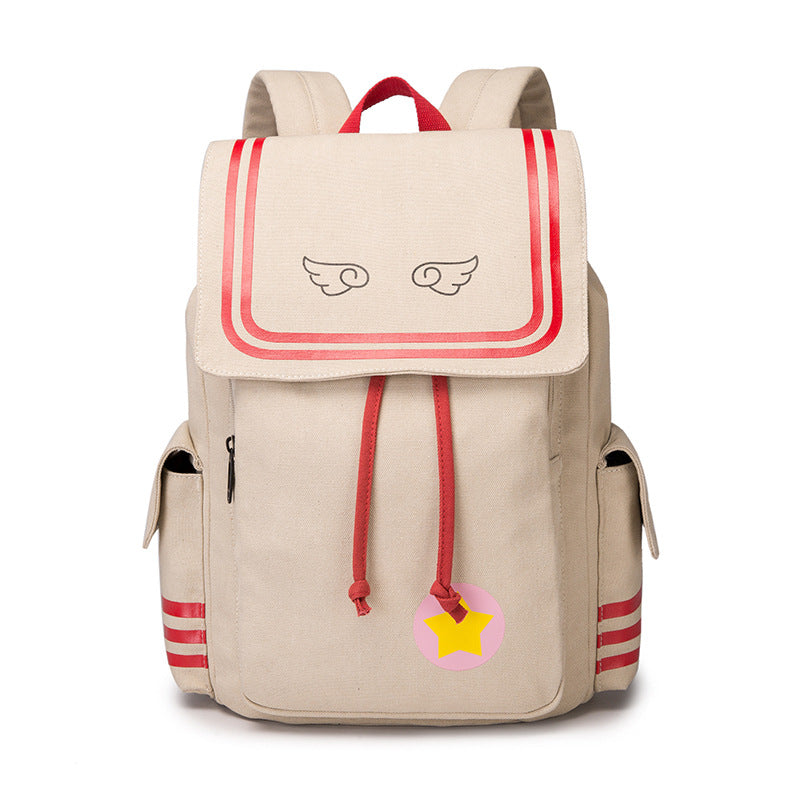 Wing print backpack DB5407