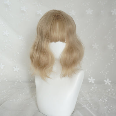 Linen gold micro-short short wig DB4116
