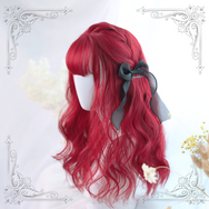 Lolita rose red wig DB4730