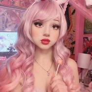 Lolita pink blue candy wig DB4779