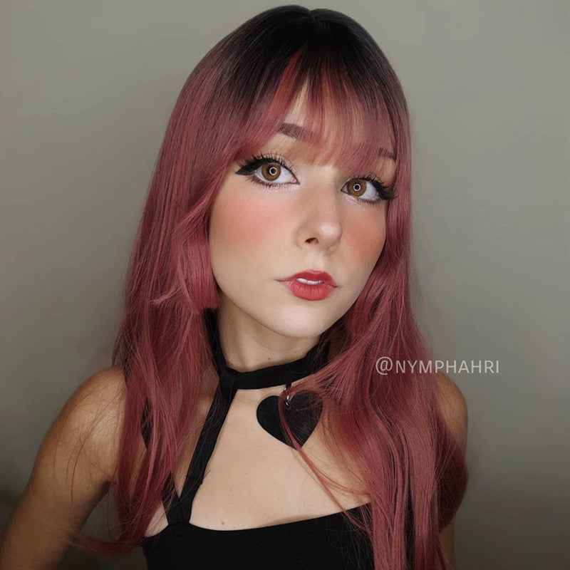 Lolita raspberry wig DB4618