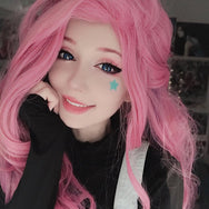 Review from LOL KDA Seraphine cos Wig DB6025